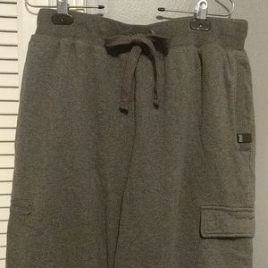 Everlast sport gray jogging pants men's large